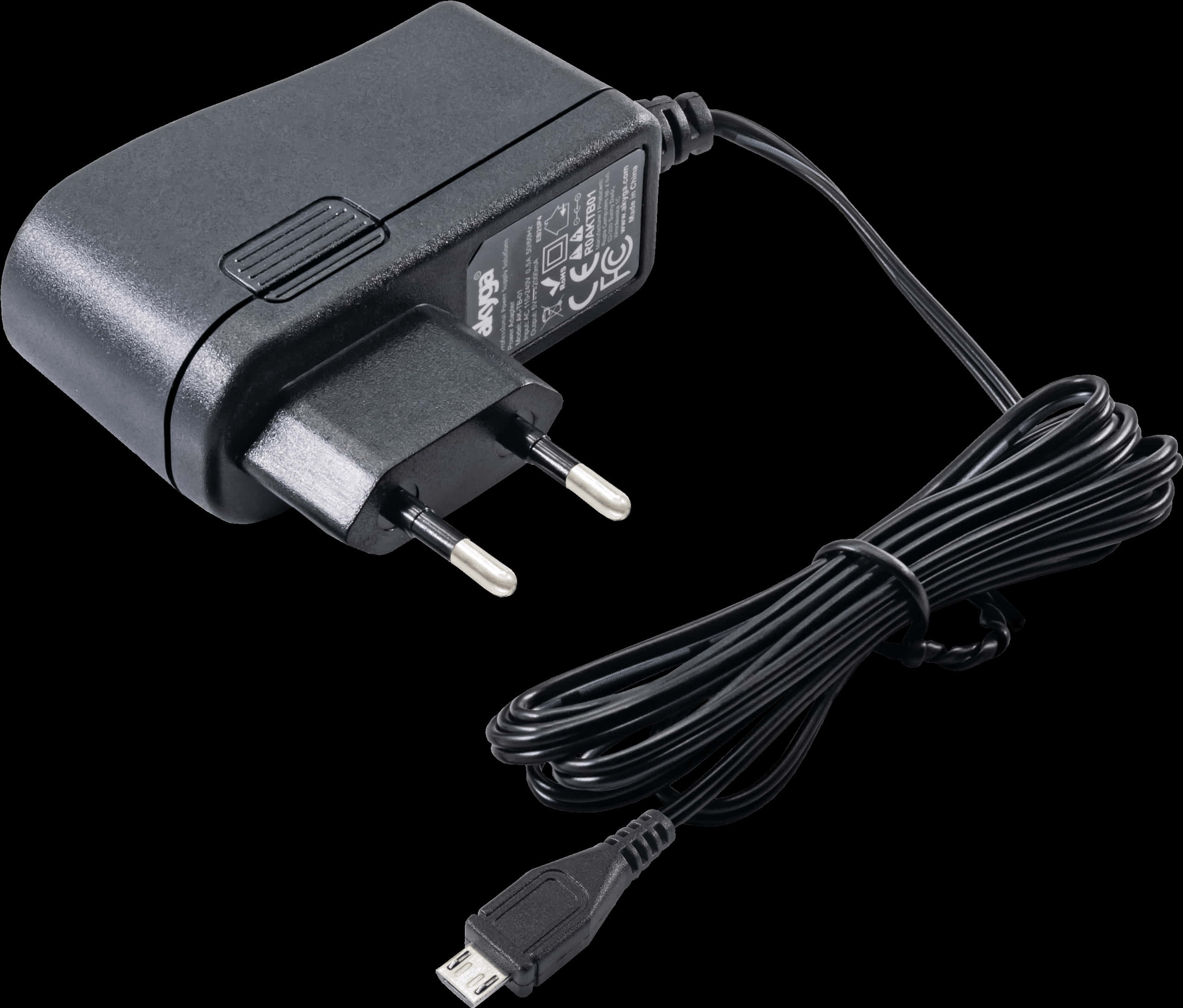 Black Micro U S B Charger