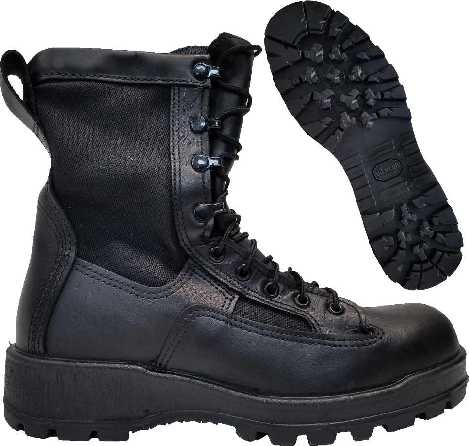 Black Military Combat Boot