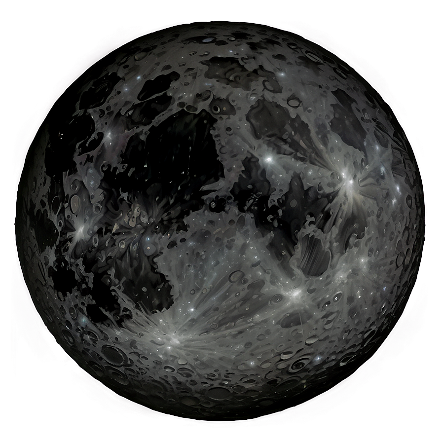 Black Moon In Cosmic Sky Png Cqk