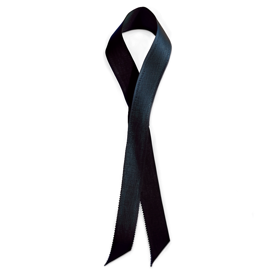 Black Mourning Ribbon Png Mwb