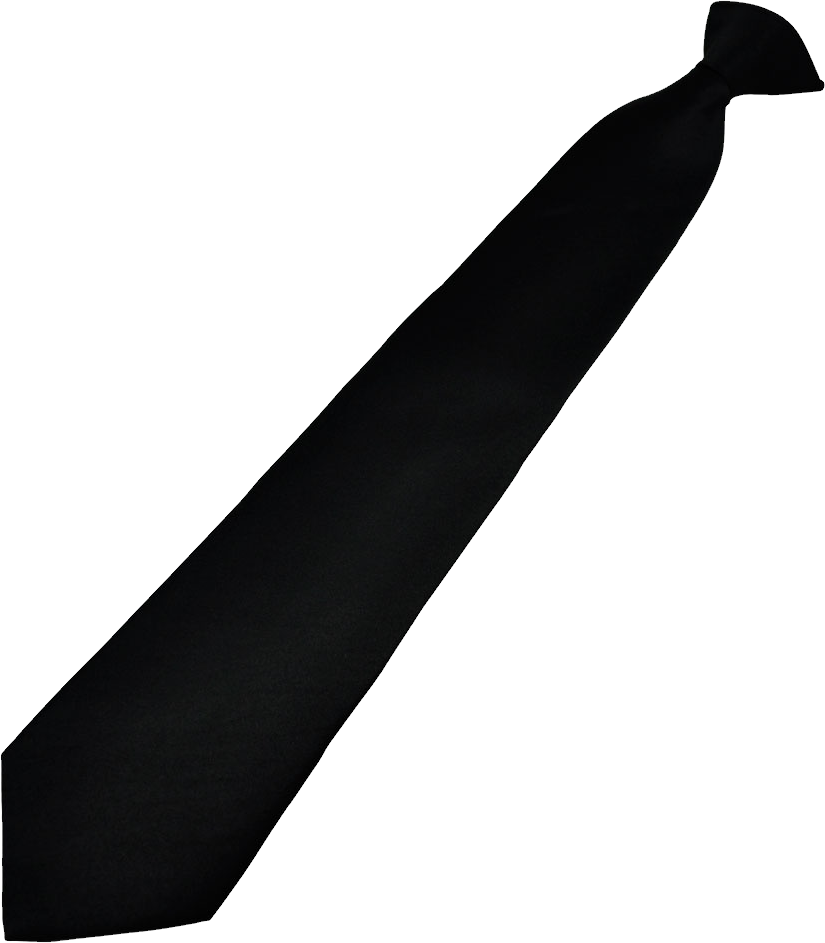 Black Necktie Silhouette
