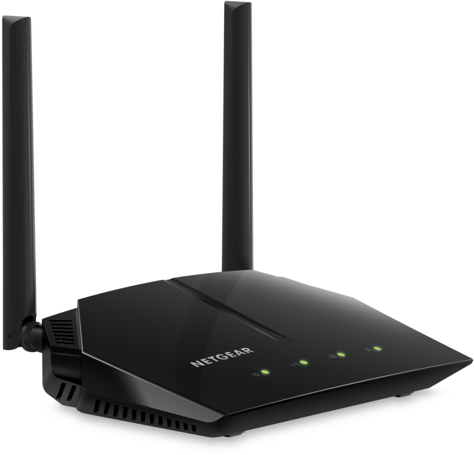 Black Netgear Wireless Router