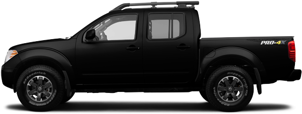 Black Nissan Frontier Pro4 X Side View