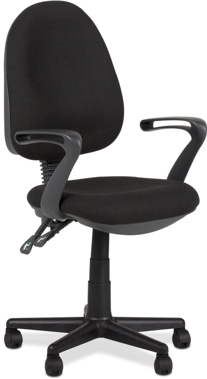 Black Office Chair Isolated