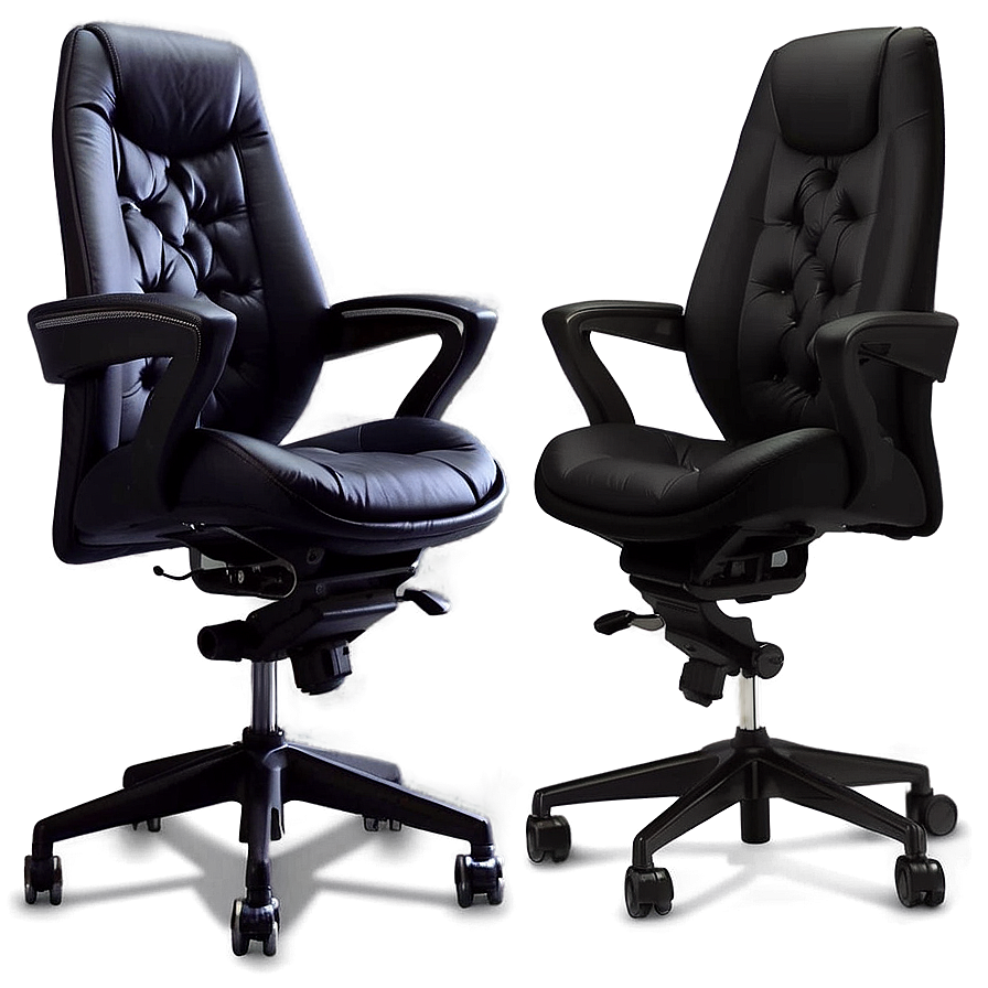 Black Office Chair Png 05252024