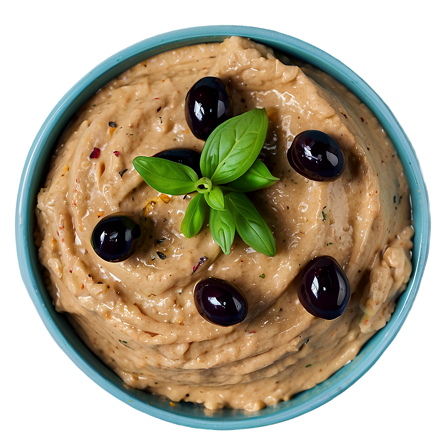 Black Olive Hummus Png 32