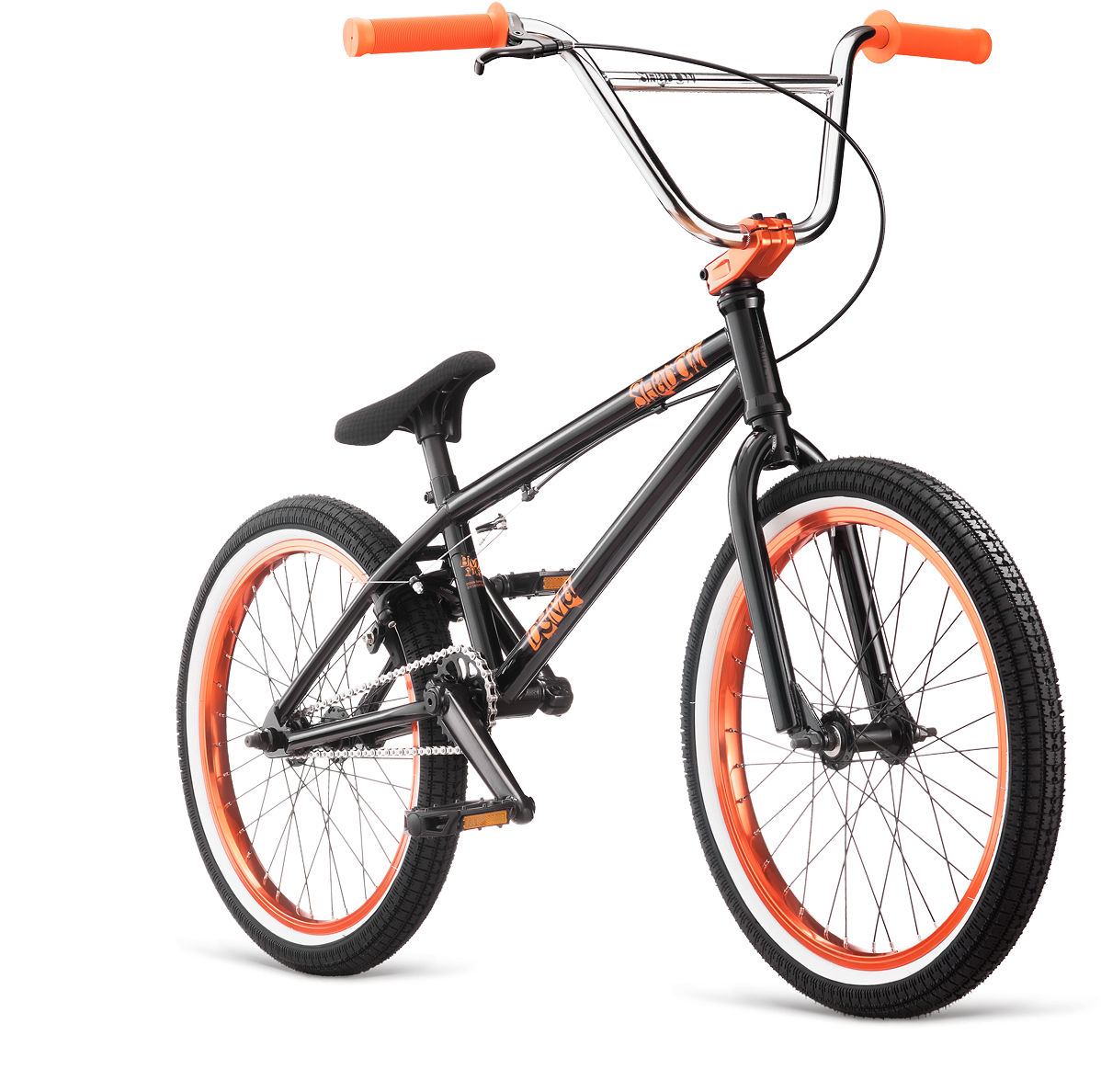 Black Orange B M X Bike