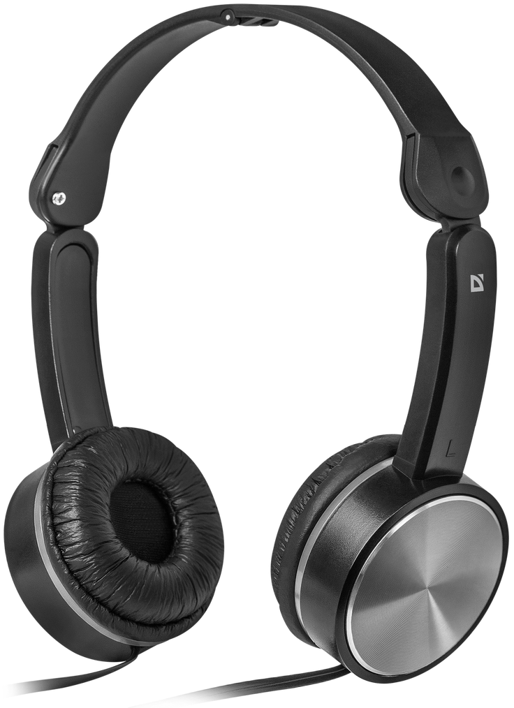 Black Over Ear Headphones Isolated