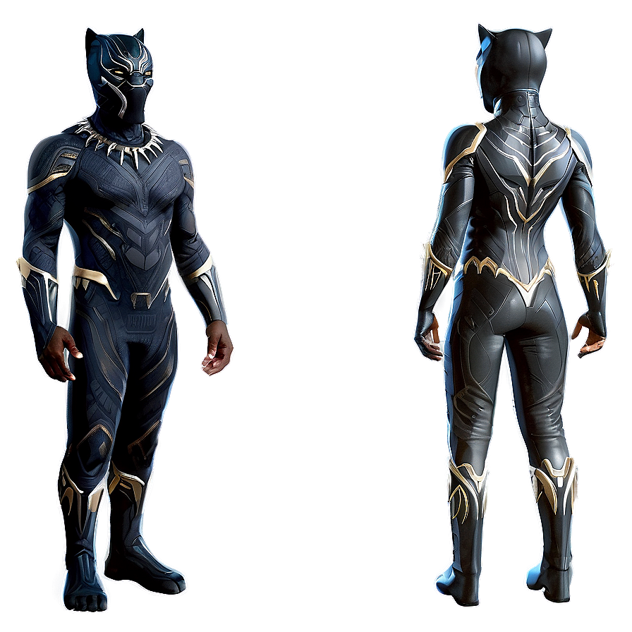 Black Panther Costume Design Png Mpa56