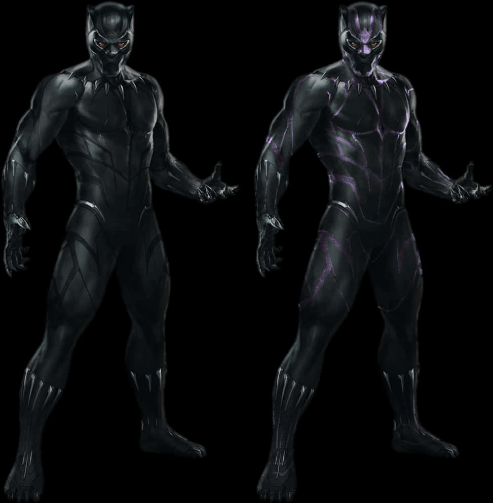 Black Panther Suit Comparison