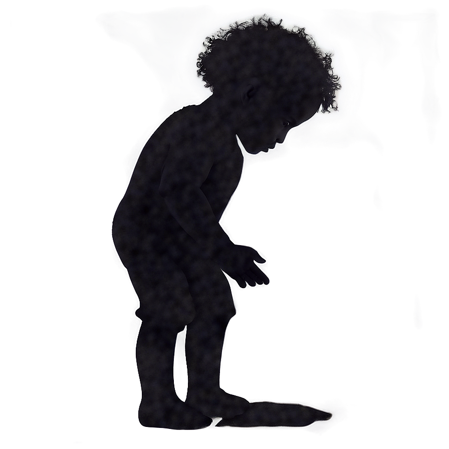 Black Person Silhouette Png Qhy37