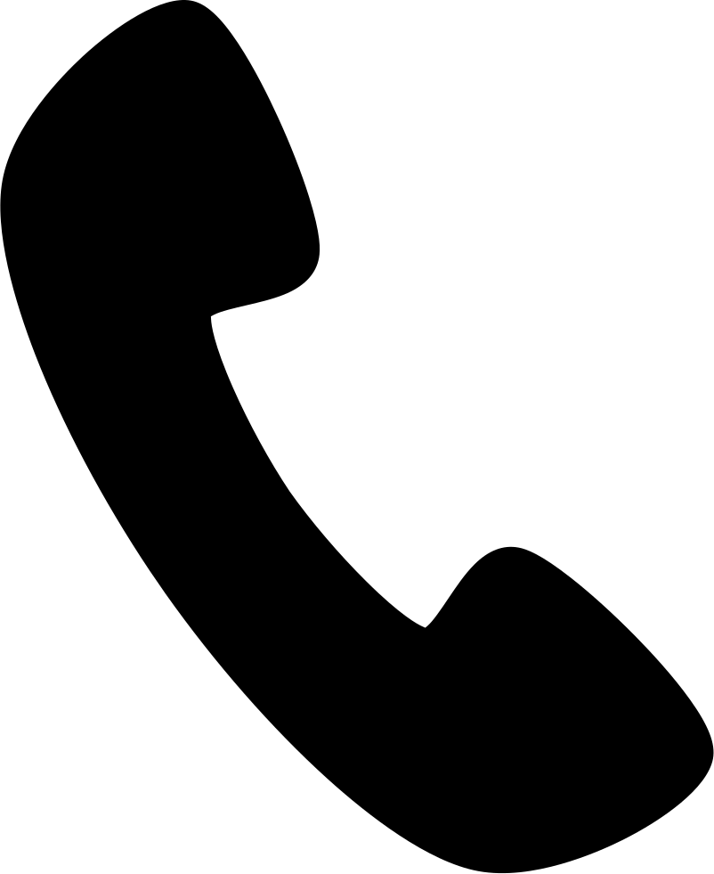 Black Phone Receiver Icon