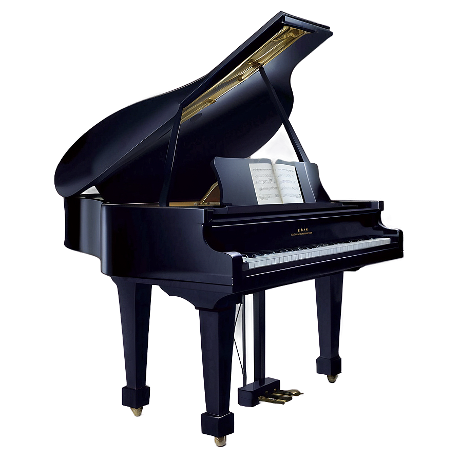 Black Piano Png Qcu