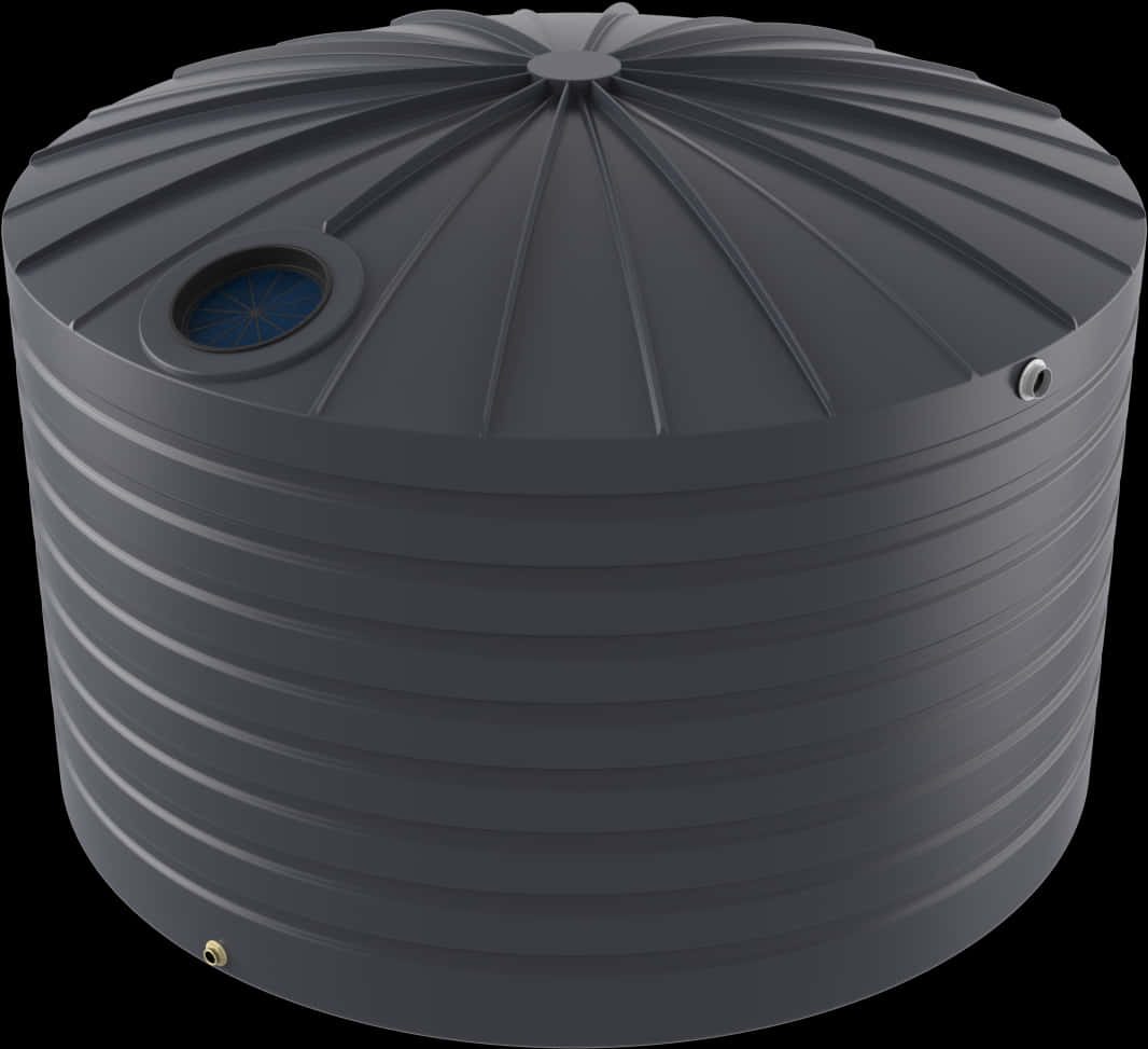 Black Plastic Water Storage Tank