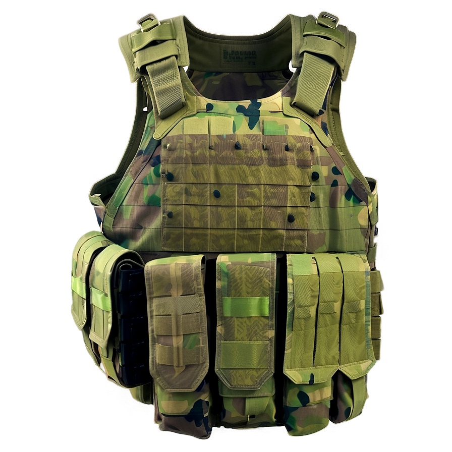 Black Plate Carrier Vest Png 06282024