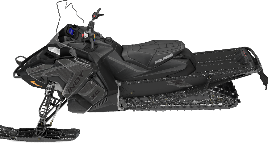 Black Polaris Indy X C Snowmobile