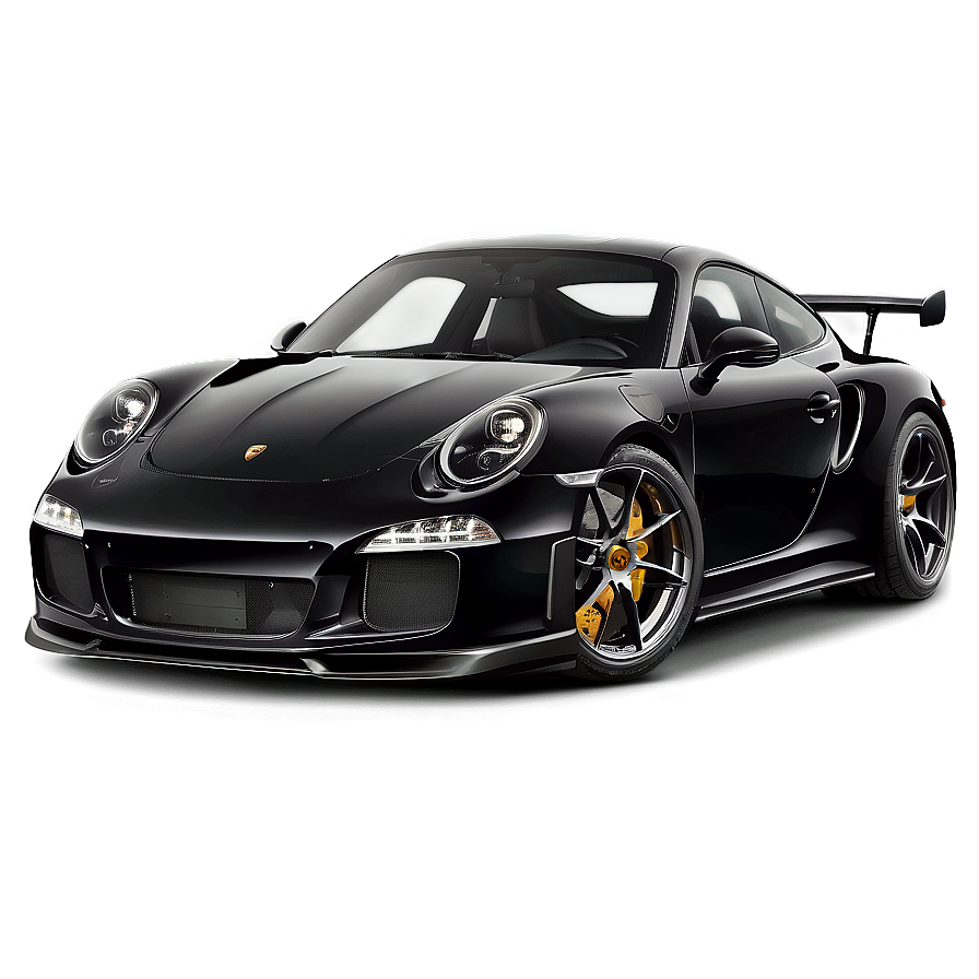 Black Porsche Png 05062024