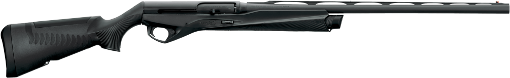 Black Pump Action Shotgun