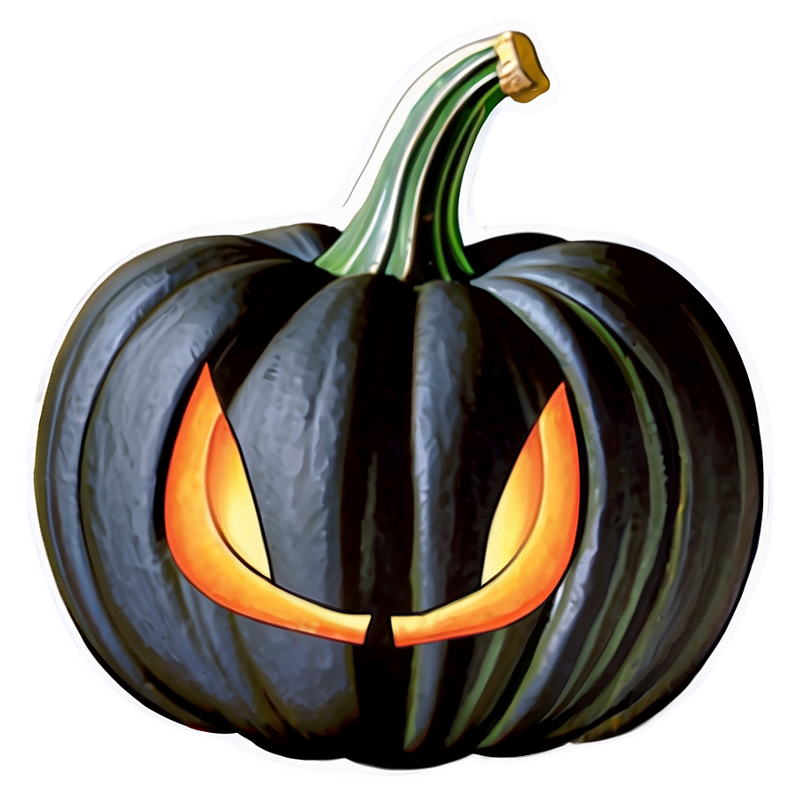 Black Pumpkin Outline Png 31