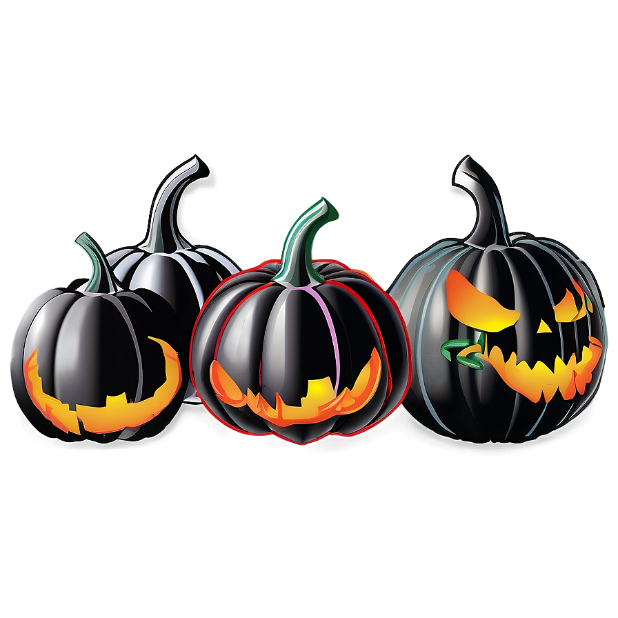 Black Pumpkin Patch Png Nns18