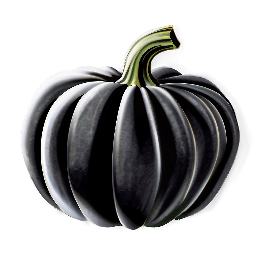 Black Pumpkin Scene Png 8