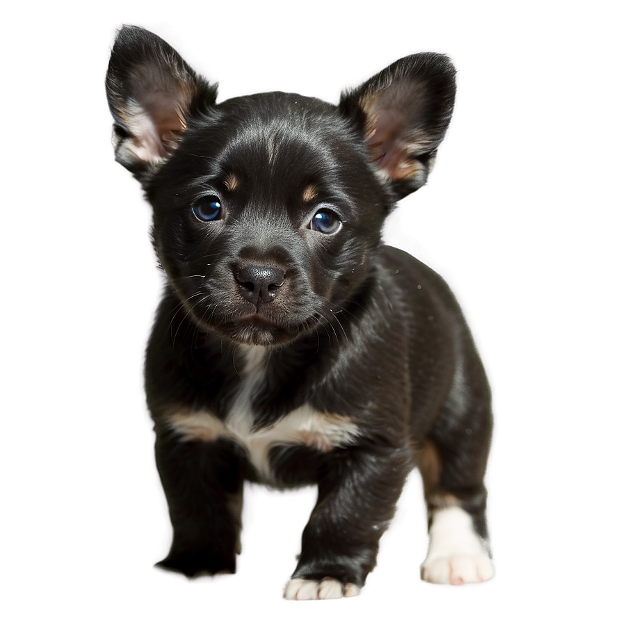 Black Puppy Png Fnk