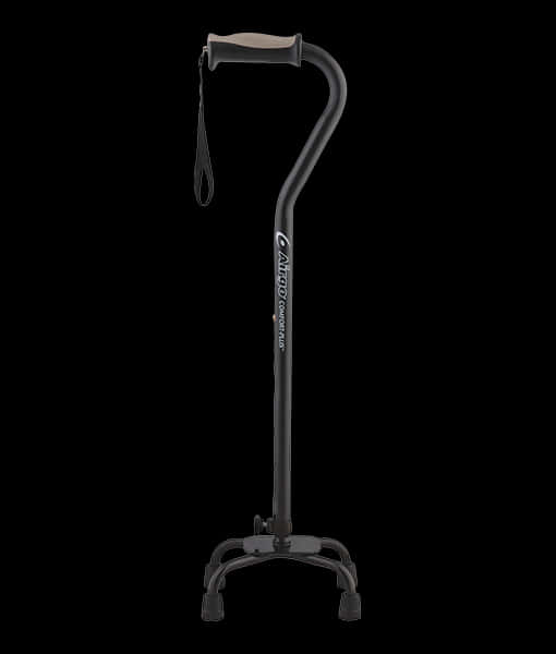 Black Quad Cane Stability Walking Aid