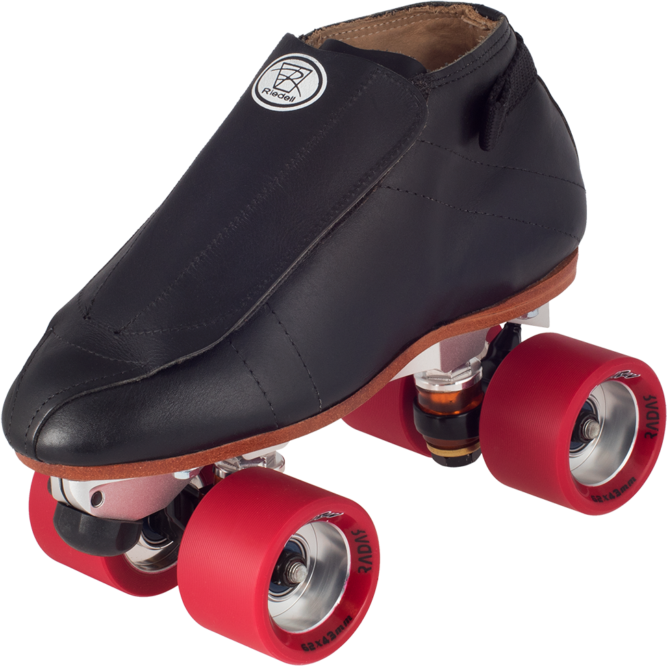 Black Quad Skate Red Wheels
