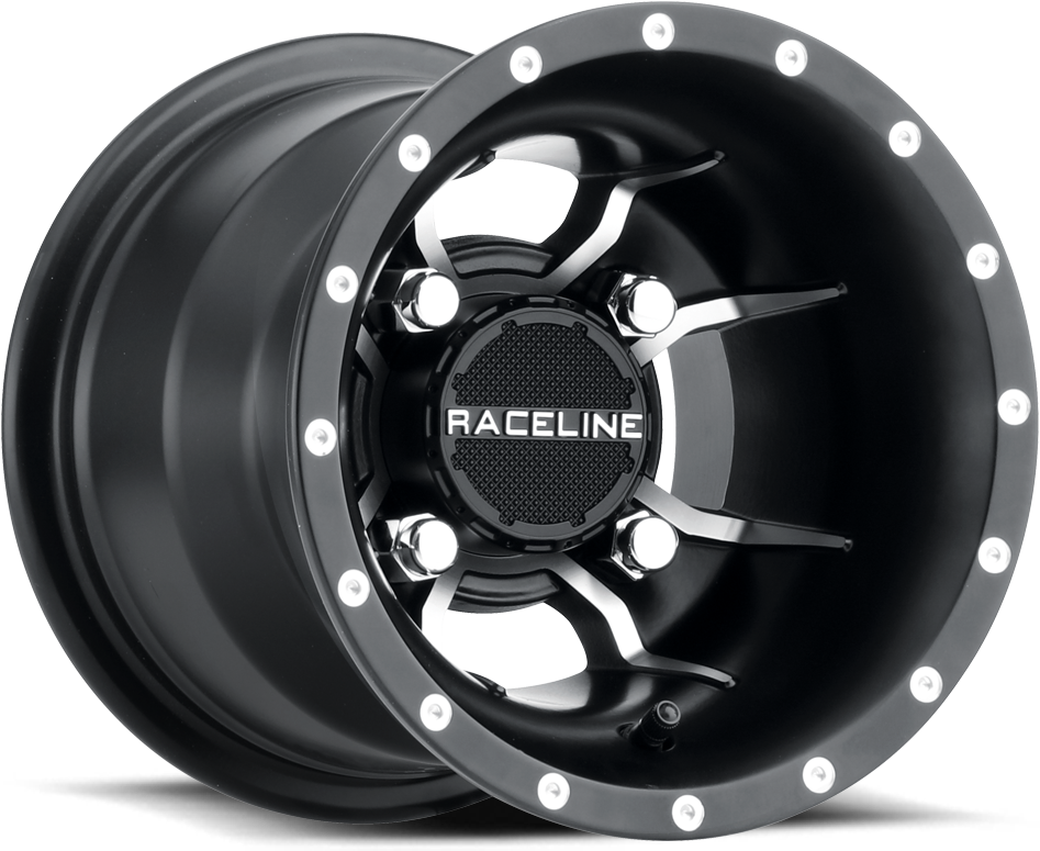 Black Raceline A T V Wheel