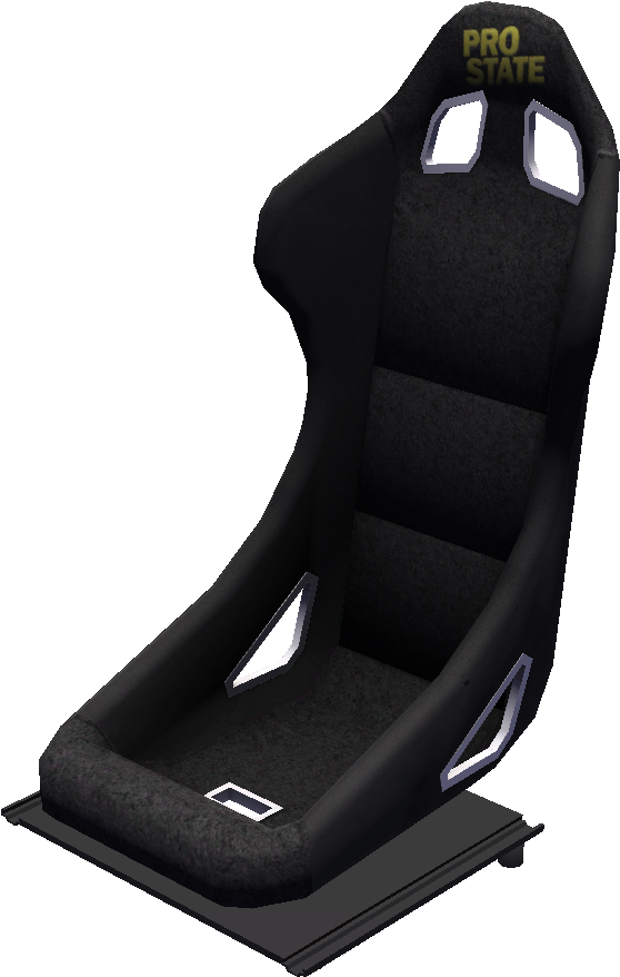 Black Racing Seat Pro State Brand