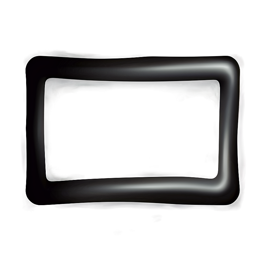 Black Rectangle Vector Png 36