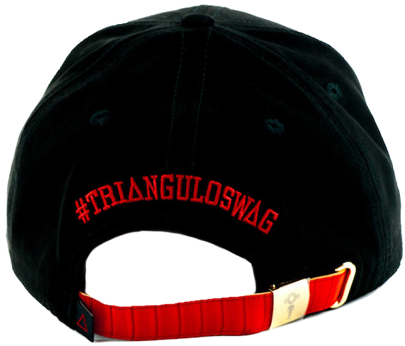 Black Red Triangulo Swag Cap