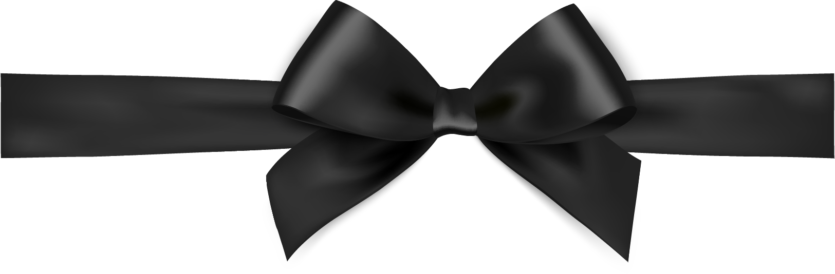 Black Ribbon Bow Graphic