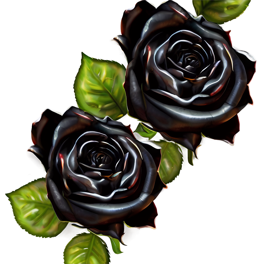 Black Roses Border Png Hry18