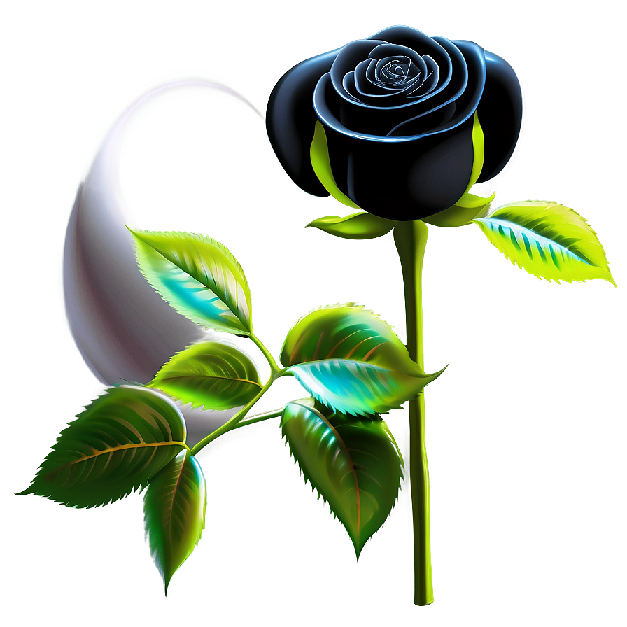 Black Roses For Valentine Png Yot54