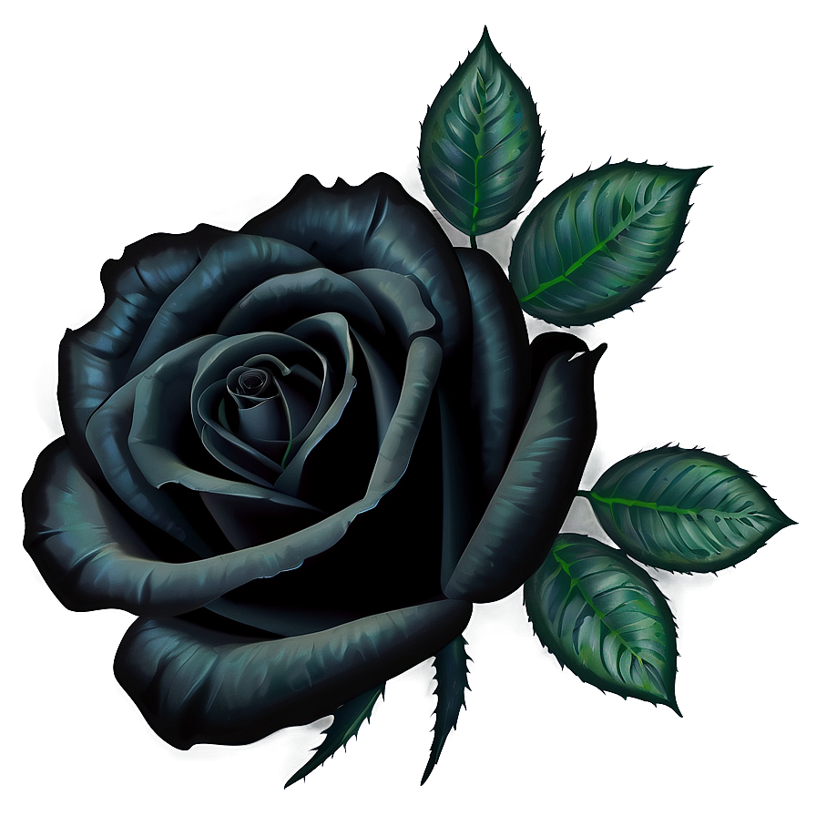 Black Roses Pattern Png 06212024