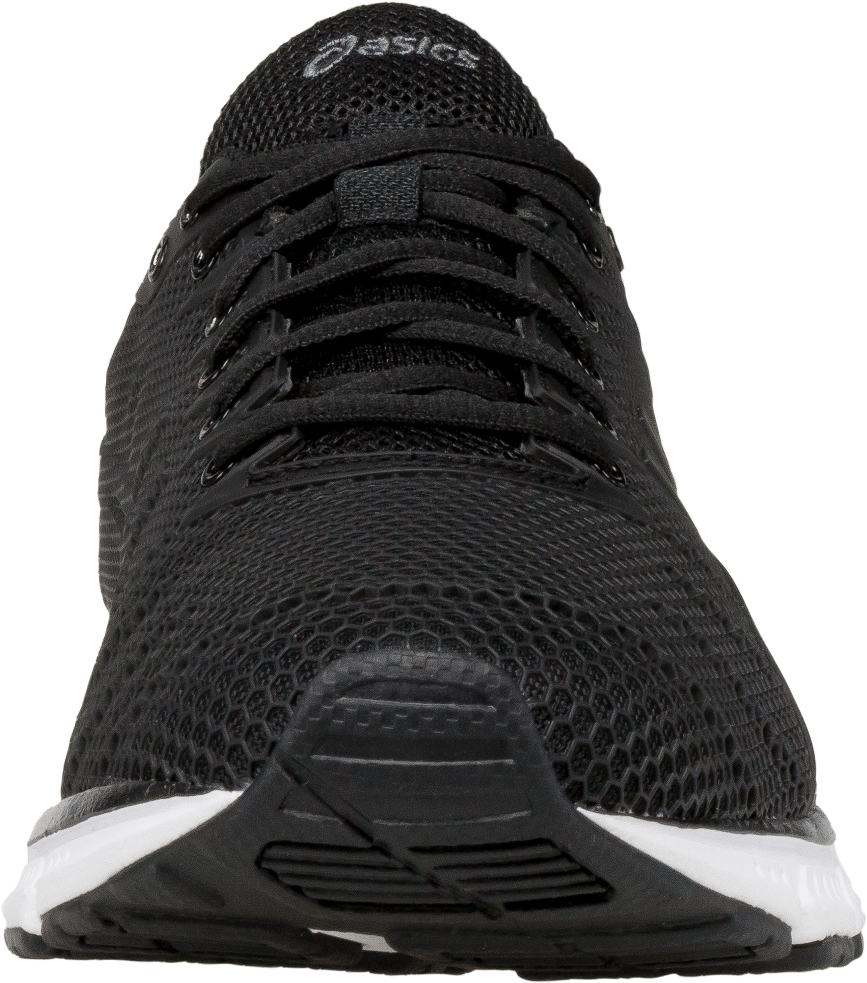 Black Running Shoe Front View