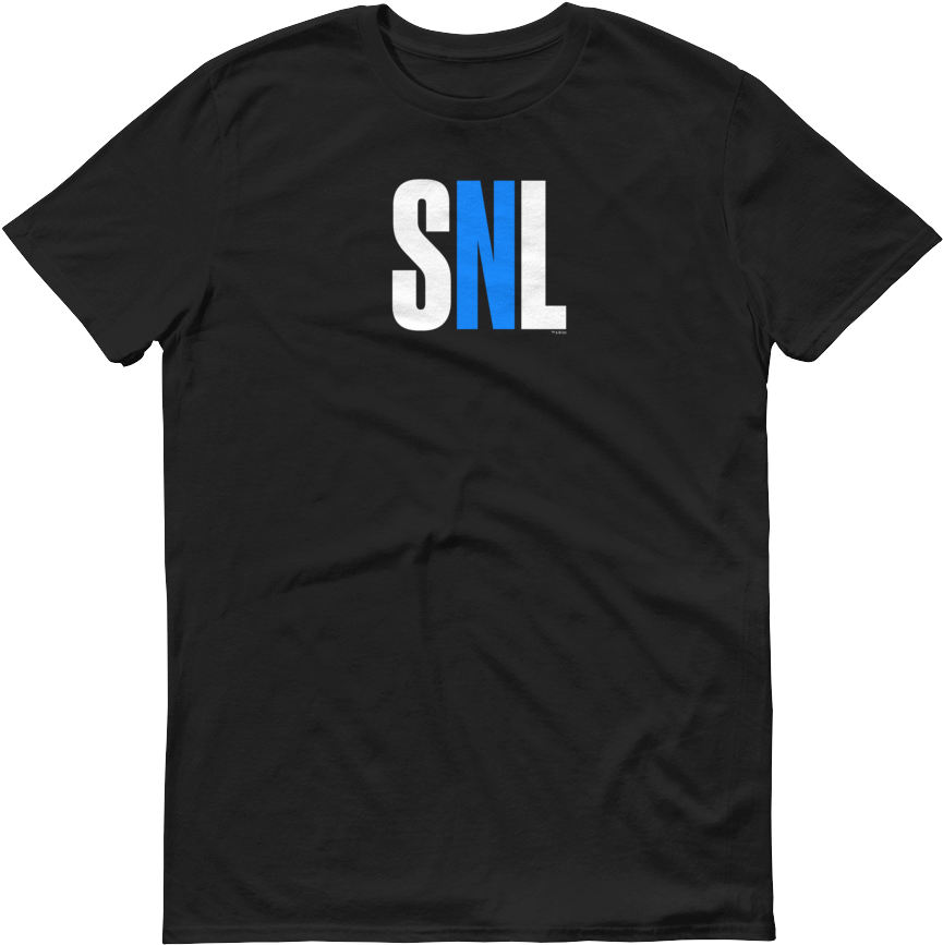 Black S N L Logo T Shirt