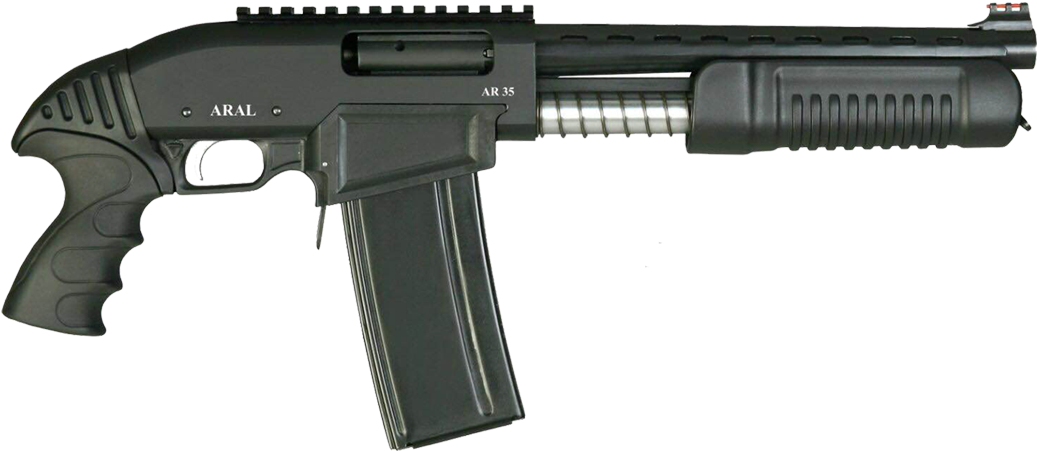 Black Semi Automatic Shotgun