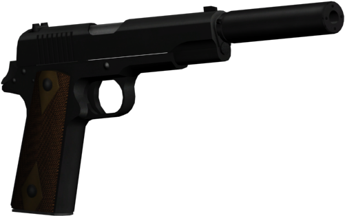 Black Semiautomatic Pistol