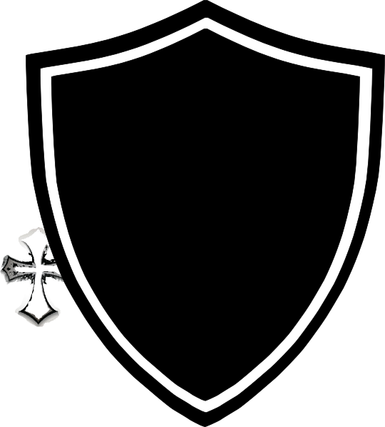 Black Shieldwith Cross Emblem