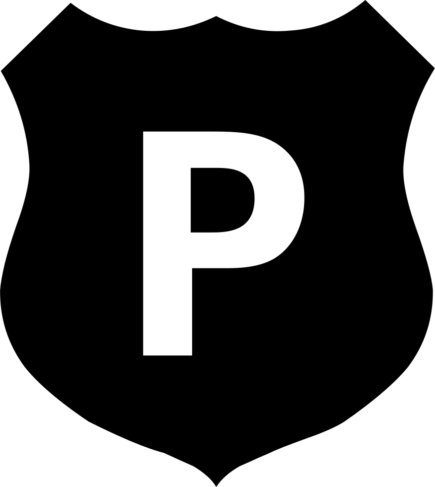 Black Shieldwith Letter P