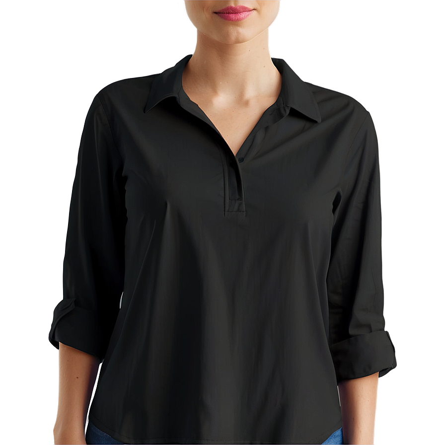 Black Shirt With Logo Png 80