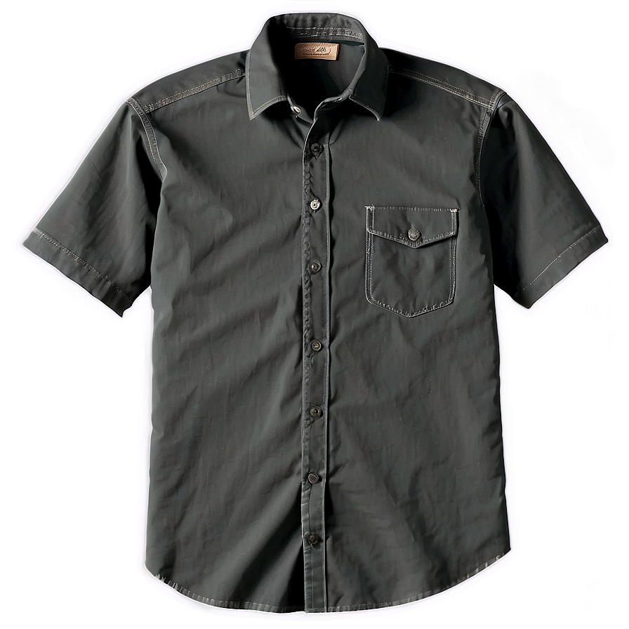 Black Shirt With Pocket Png Unq29