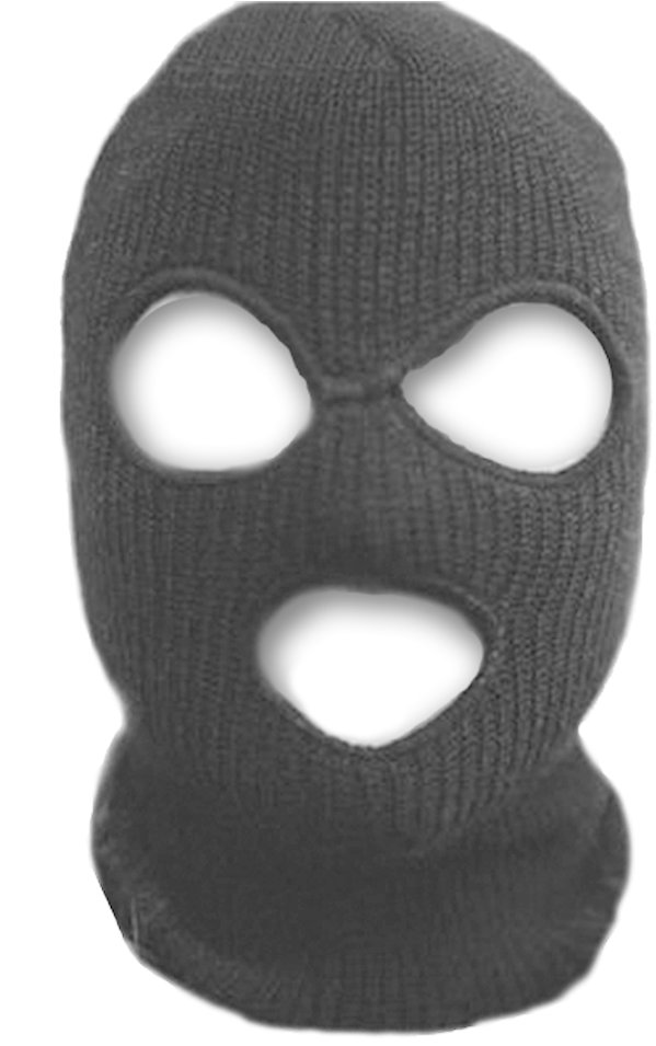 Black Ski Mask Winter Accessory