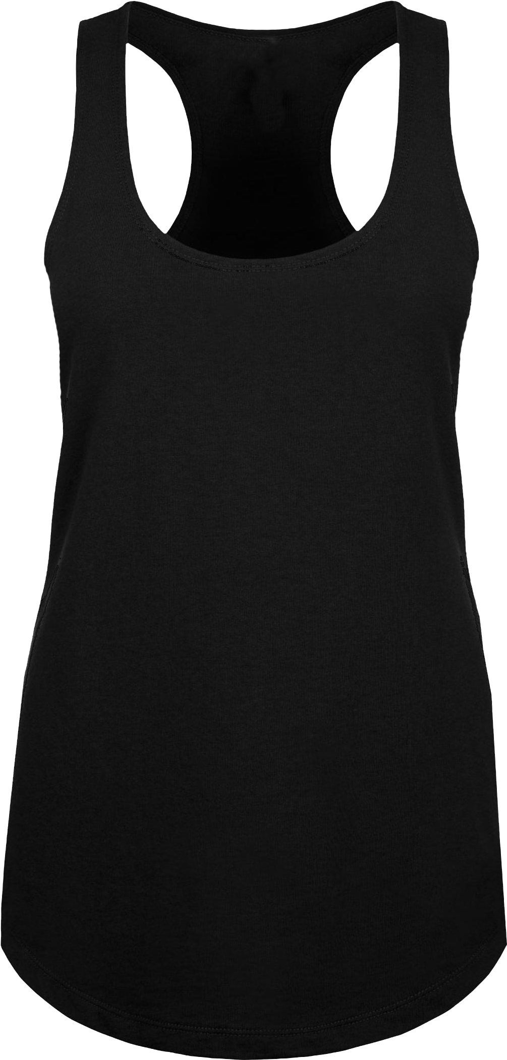 Black Sleeveless Top Product View