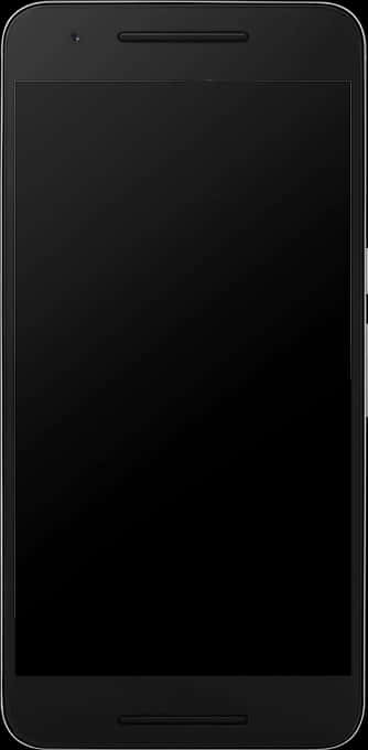 Black Smartphone Blank Screen