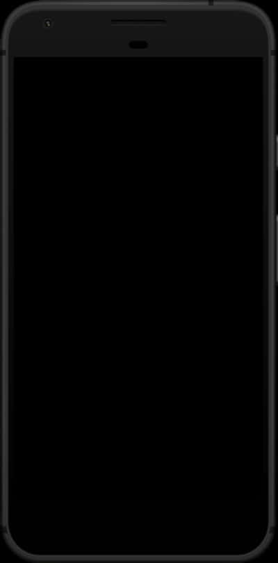 Black Smartphone Blank Screen