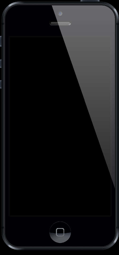 Black Smartphone Frame