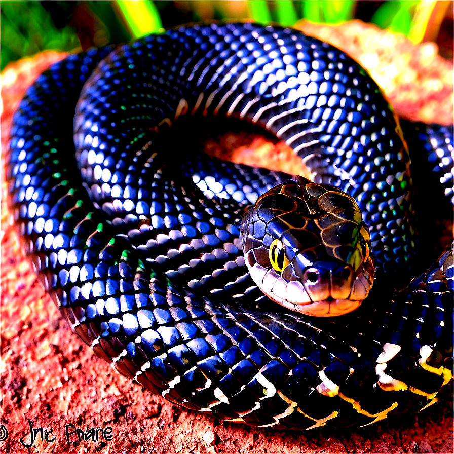 Black Snake Coiling Png Bic